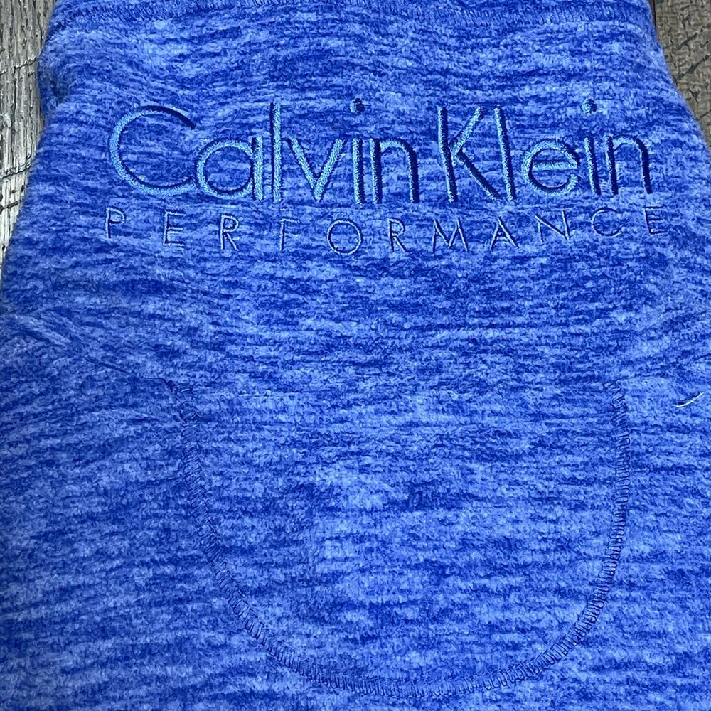 Calvin Klein Performance Zip Front Sweatshirt Blu… - image 5